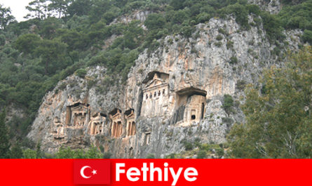 Byen Fethiye i det sydvestlige Tyrkiet
