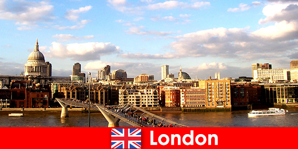 Fritidsaktiviteter for turister i byen London i England