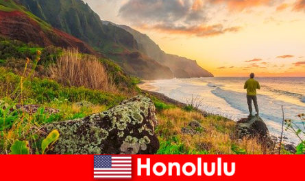 Honolulu kendt for strande, hav, solnedgange for wellness og rekreation ferie
