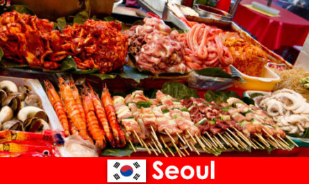 Seoul også berømt blandt rejsende for sin lækre og kreative gade mad