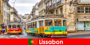 Historiske gader i Lissabon Portugal med et strejf af nostalgi for kulturelle rejsende