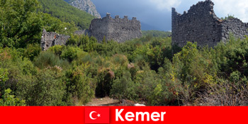 Studietur til de gamle ruiner til Kemer Tyrkiet for opdagelsesrejsende
