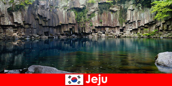 Eksotiske langdistanceture til det smukke vulkanske landskab i Jeju Sydkorea