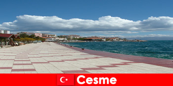 Postkort bliver en oplevelse for udenlandske gæster i Cesme Tyrkiet