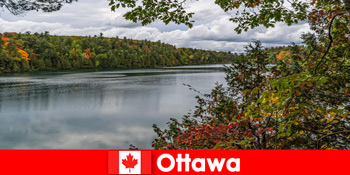 Camping i det fri for turister er muligt i Ottawa Canada